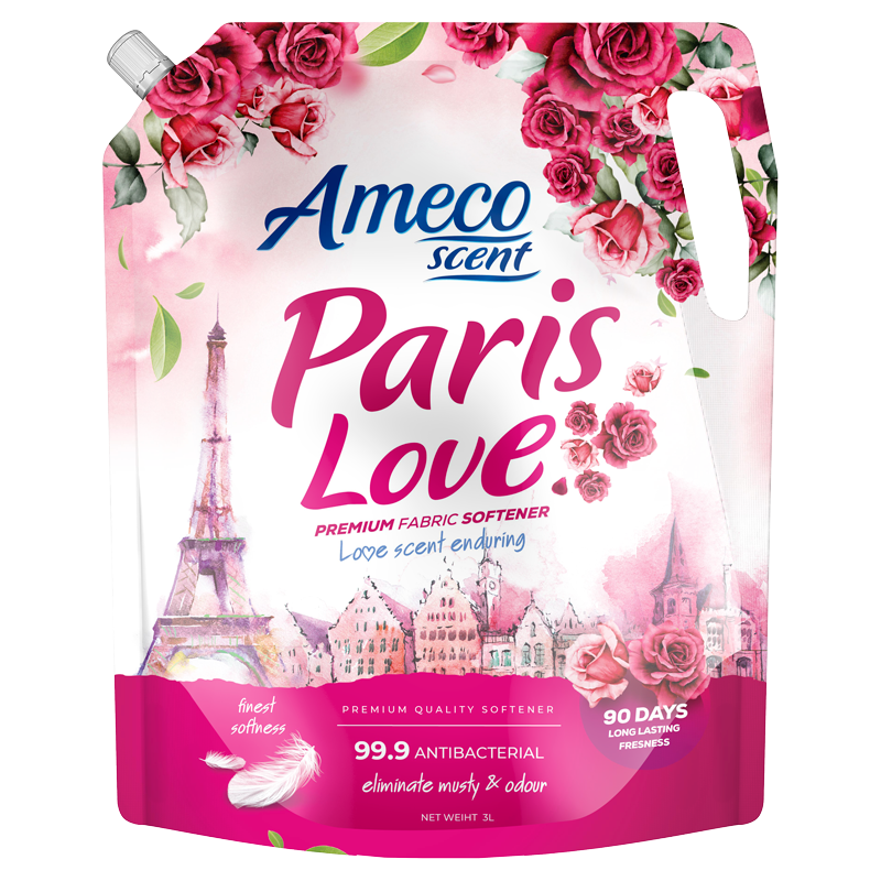 Ameco Scent Paris Love premium fabric softener